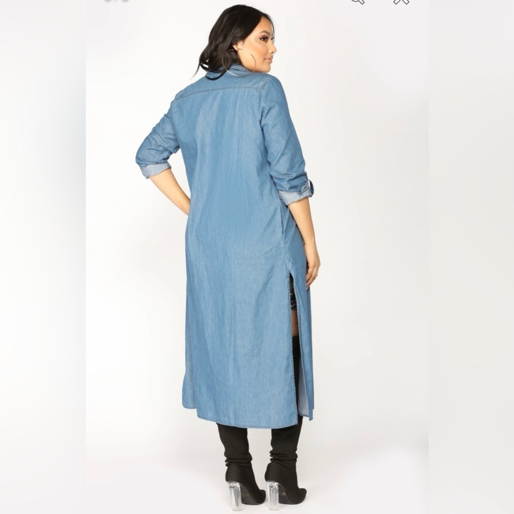Fashion Nova women’s small dangerous gal duster collared layering kimono jacket - Picture 13 of 13